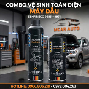 [Senfineco 9985&9991] Combo Vệ Sinh Kim Phun Và Khoang Động Cơ Máy Dầu