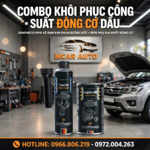 [Senfineco 9916+9976] Phụ Gia Vệ Sinh Kim Phun Buồng Đốt Và Phụ Gia Nhớt Bảo Vệ Động Cơ Cho Máy Dầu