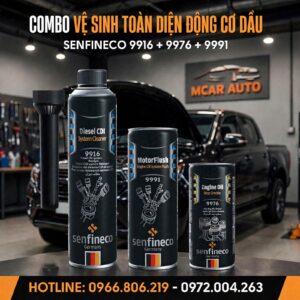 [Senfineco 9916+9991+9976] Combo Cao Cấp Bảo Dưỡng Và Phục Hồi Cho Động Cơ Máy Dầu