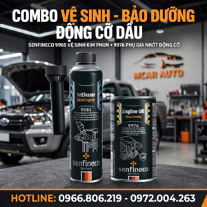 [Máy Dầu] 9985+9976 Combo Vệ Sinh Kim Phun Và Phụ Gia Nhớt Bảo Vệ Động Cơ