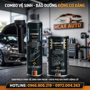 [Senfineco 9986 và 9976] Bộ Combo Vệ Sinh Kim Phun Và Phục Hồi Công Suất Động Cơ Xăng
