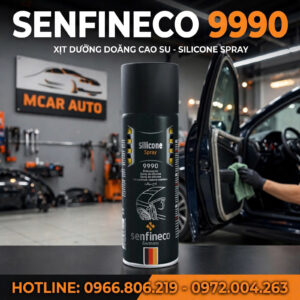 [Senfineco 9990] Dầu Silicon Phục Hồi Gioăng Cao Su Cửa Và Chống Kẹt Lên Xuống Kính Ô Tô
