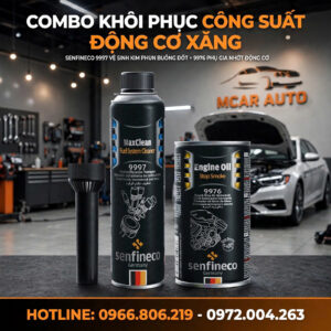 [Senfineco 9997 + 9976] Combo Cao Cấp Vệ Sinh Kim Phun, Buồng Đốt Và Bảo Vệ Động Cơ Xăng
